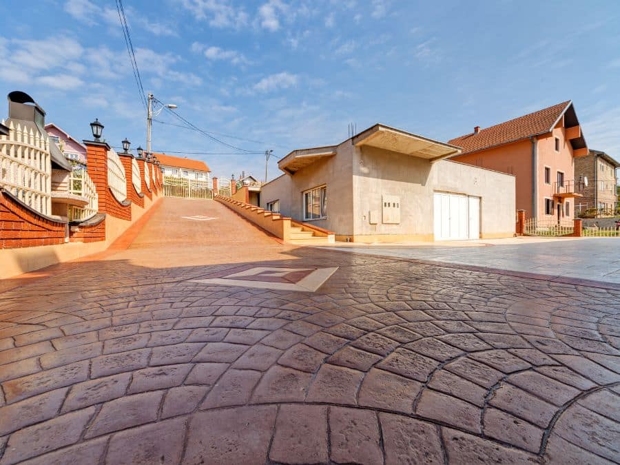 Stamped Concrete Installation From BMPC Concrete