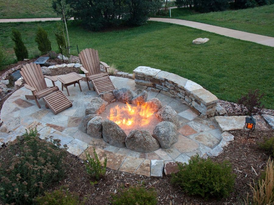 Firepit Construction From BMPC Concrete