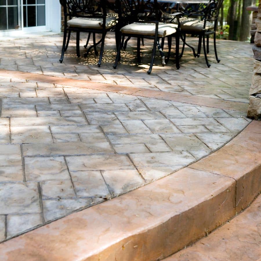 To guarantee your patio meets your expectations, we at BMPC Concrete follow a meticulous installation process for stamped concrete patios.